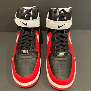 75th Anniversary High Top Air Force Lv8 Red 75th Anniversary Black